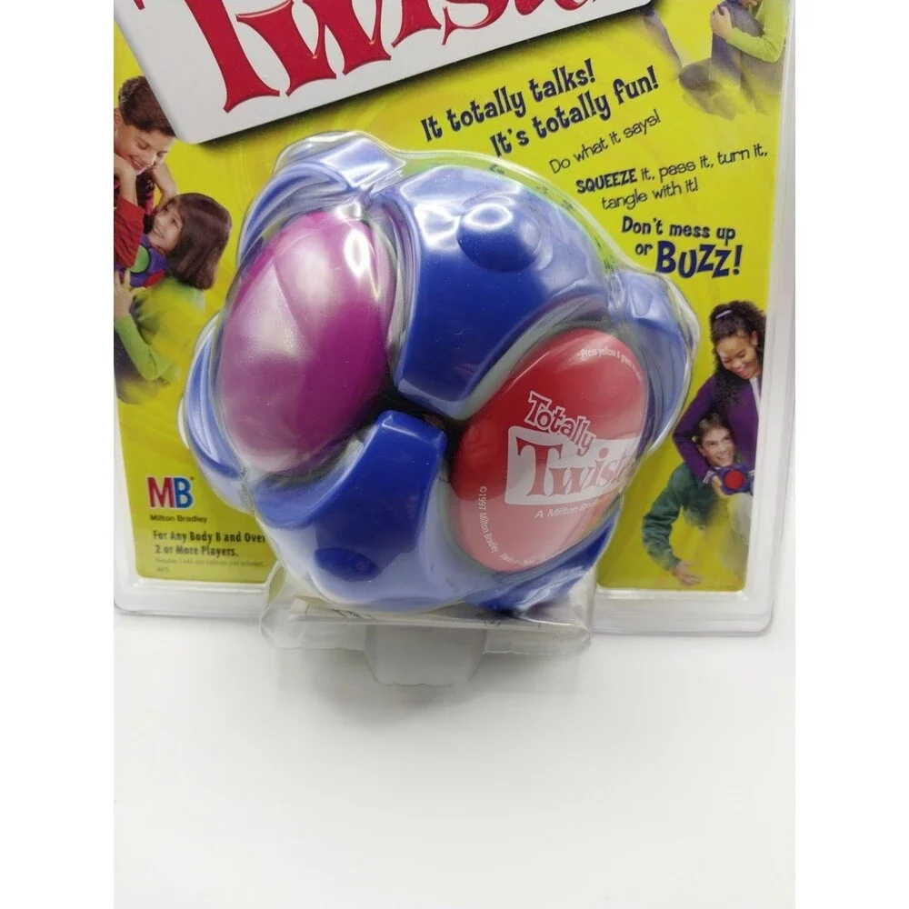 Vintage 1997 Milton Bradley Totally Twister Game Electronic Cube NEW SEALED!!!